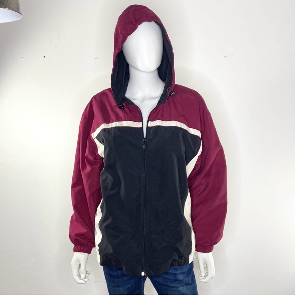 Vintage Wilson windbreaker hooded jacket